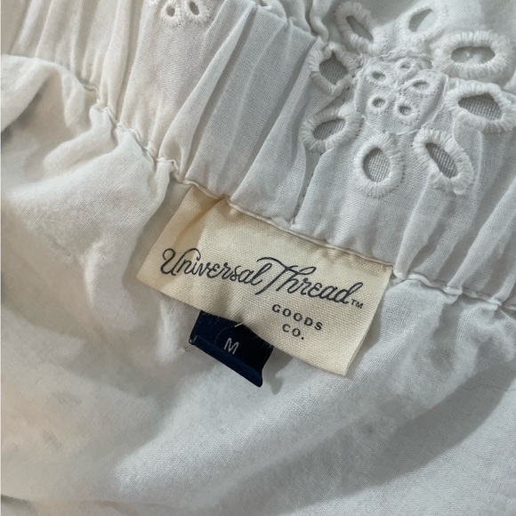 Universal Thread White Eyelet A-Line Skirt - Picture 8 of 8